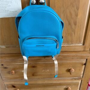 Michael Kors Turquoise Leather Backpack